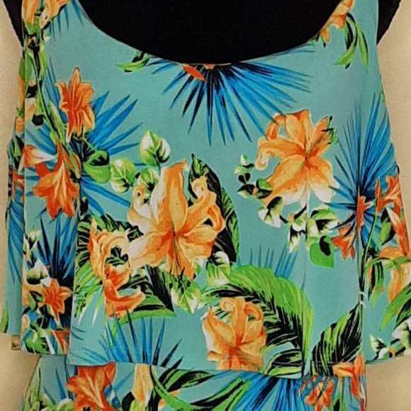 EUC!!! Denim 24/7 Tropical Maxi - Picture 3 of 10